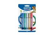 Materialy hobbystyczne - Giotto Decor Glitter Glue Metallic 5 pcs BL - 11-545100