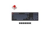 Klawiatura - Keychron K10 Pro QMK/VIA Wireless RGB Hot Swap K Pro Red - Klawiatura gamingowa - Nordycki - Czarny - K10P-H1P-BO