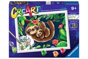 Kreatywne gry - Ravensburger CreArt Paint by Numbers - Cute Sloths - 236329