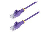 Kabel sieciowy - StarTech.com patch cable - purple - Fioletowy - 0.25m - N6PAT25CMPLS