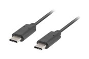 Kabel USB - Lanberg - USB-C cable - USB-C to USB-C - 1 m - CA-CMCM-10CU-0010-BK