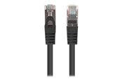 Kabel sieciowy - Lanberg patch cable - 5 m - black RAL9004 - Czarny - 5m - PCF6-20CC-0500-BK