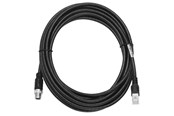 Kabel sieciowy - Zebra network cable - 5 m - Czarny - 5m - CBL-ENT00500-M1200