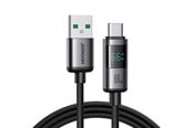 Kabel USB - Joyroom S-A16 Pro Prism Series 66W USB-A - USB-C Cable with Display 1.2m - Black - S-A16 PRO_AC
