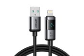 Kabel USB - Joyroom S-A16 Pro Prism Series 3A USB-A - Lightning Cable with Display 1.2m - Black - S-A16 PRO_AL