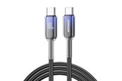 Kabel USB - Joyroom S-A42 Crystal-Clear Series 60W USB-C - USB-C cable 1.2m - black - S-A42_CC_B