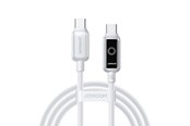 Kabel USB - Joyroom S-A55 StarFlight 100W USB-C - USB-C Cable 1.2m - White - S-A55 C-C 100W 1.2 white