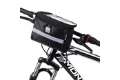 Akcesoria rowerowe - Wozinsky Bike Handlebar Bag with Phone Case 2L Black (WBB12BK) - 5907769300516