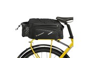 Akcesoria rowerowe - Wozinsky  Bike Pannier Rack Bag with Shoulder Strap 9L (Rain Cover Included) Black (WBB22BK) - 5907769300646