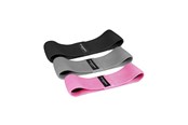Sport i fitness - Wozinsky 3x Fabric Resistance Mini Band Set for Yoga Fitness CrossFit Exercises (WFB-01) - 5907769300813