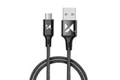 Kabel USB - Wozinsky cable USB - microUSB 2.4A 1m black (WUC-M1B) - 5907769301148