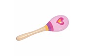 Zabawki drewniane - Goki Wooden Maracas Heart - 61844