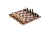 gry-planszowe-karciane-i-kosci - Goki Wooden Chess Set in Case - 56922