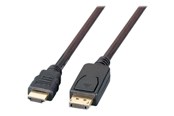 Kabel wyświetlacza - EFB NORDIC EFB-Elektronik adapter cable - DisplayPort / HDMI - 2 m - K5561SW.2V2