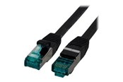 Kabel sieciowy - EFB NORDIC EFB-Elektronik patch cable - 1.5 m - black - Czarny - 1m - MK6001.1,5B
