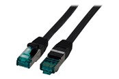 Kabel sieciowy - EFB NORDIC EFB-Elektronik patch cable - 1 m - black - Czarny - 1m - MK6001.1B