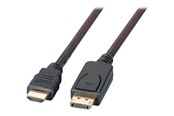 Kabel wyswietlacza - EFB NORDIC EFB-Elektronik adapter cable - DisplayPort / HDMI - 3 m - K5561SW.3V2