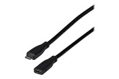 Kabel USB - EFB NORDIC EFB-Elektronik - USB-C extension cable - 24 pin USB-C to 24 pin USB-C - 1 m - EBUSBC-USBC10GE.1