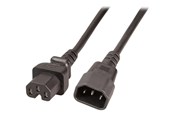 Kabel zasilajacy (zewnetrzny) - EFB NORDIC EFB-Elektronik - power extension cable - IEC 60320 C14 to IEC 60320 C15 - 2 m - EK585.2V2