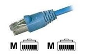 Kabel sieciowy - EFB NORDIC EFB-Elektronik patch cable - 7.5 m - blue - Niebieski - 7.5m - K5459.7,5