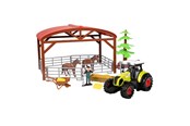 Zestawy do zabawy - Toi-Toys - Ackers Ville Horse Stable with Tractor Light and Sound Playset 14pcs. - 28119A