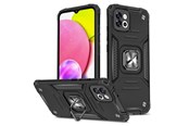 Telefon - Pokrowiec i etui - Wozinsky ing Armor case for Samsung Galaxy A03 armored cover magnetic holder ring black - 9145576265703