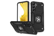 Telefon - Pokrowiec i etui - Wozinsky Ring Armor case for Samsung Galaxy S23+ armored cover magnetic holder ring black - 9145576274071