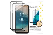 Telefon - szklo ochronne - Wozinsky  Full Glue Tempered Glass 2x Tempered Glass For Nokia G22 9H Full Screen Full Cover With Black Frame - 9145576275054