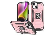 Telefon - Pokrowiec i etui - Wozinsky Armored case with a finger holder for iPhone 15 Plus Ring Armor - gold - 9145576280621