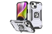 Telefon - Pokrowiec i etui - Wozinsky Ring Armor iPhone 15 Plus iPhone 15 Plus Ring Armor Case - Silver - 9145576280638