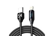 Kabel USB - Wozinsky WUCLC2 Lightning - USB-C 36W 480Mb/s cable 2m with display - black - 5907769308482