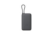 Powerbank - Xiaomi Power Bank 20000 (Integrated Cable) - Dark Grey Powerbank - Szary - 20000 mAh - BHR9740GL