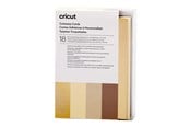 Drukarka etykiet - Cricut Neutrals Sampler - cutaway card set - grey khaki white cream holographic gold - 2009485