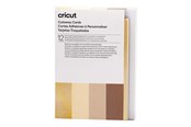 Drukarka etykiet - Cricut Neutrals Sampler - cutaway card set - grey white khaki cream holographic gold - 2009486