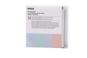 Drukarka etykiet - Cricut Pastel Sampler - cutaway card set - white powder blue tulip whispering blue silver matte holographic - 2009484