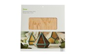 Drukarka etykiet - Cricut Natural Wood Veneer - craft material - 305 x 305 mm - 2 sheets - cherry - wood - 2007067