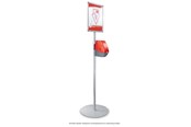 Papier, papier fotograficzny i etykiety - METO Floor stand base floor plate + snap frame - 39588502