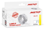 Papier, papier fotograficzny i etykiety - METO Price labels 22x12 white deep freeze 6 rls/1000 - 9517182