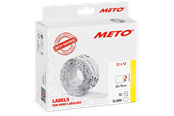 Papier, papier fotograficzny i etykiety - METO Price labels 22x12 white 12 rls/1000 - 30007327