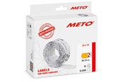 Papier, papier fotograficzny i etykiety - METO Price labels 26x12 flour orange 12 rls/1000 - 30007342