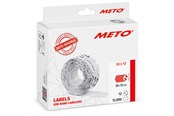 Papier, papier fotograficzny i etykiety - METO Price labels 26x12 flour red 12 rls/1000 - 30007343