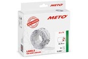 Papier, papier fotograficzny i etykiety - METO Price labels 26x16 white 12 rls/1000 - 30007359