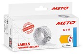 Papier, papier fotograficzny i etykiety - METO Price labels 32x19 flour orange 5 rls/1000 - 30007362