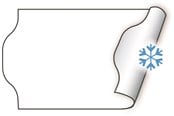 Papier, papier fotograficzny i etykiety - METO Price labels 32x19 white deep freeze 5 rls/1000 - 30007367