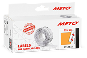 Papier, papier fotograficzny i etykiety - METO Price labels 29x28 flour orange 5 rls/1000 - 30007370