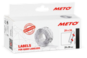 Papier, papier fotograficzny i etykiety - METO Price labels 29x28 white 5 rls/1000 - 30007372