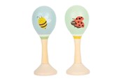 Muzyka - Small Foot - Wooden Maracas Tiny Friends - 2pcs. - 12726