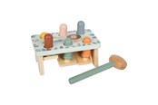 Zabawki dla niemowlat - Small Foot - Wooden Hammer Bench Game Safari FSC - 12740
