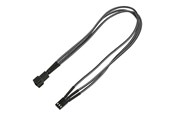 Kabel zasilajacy (zewnetrzny) - Nanoxia - fan power extension cable - 3 PIN internal power to 3 PIN internal power - 30 cm - NX3PV3EC