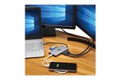 Stacja dokująca - Tripp Lite Eaton  Series USB-C Dock Dual Display - 4K 60 Hz HDMI USB 3.2 Gen 1 USB-A Hub GbE Memory Card 100W PD Charging Gray - U442-DOCK8G-GG